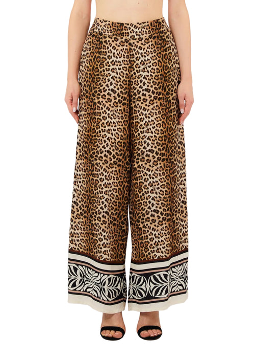 Liujo Pant.ts Tpotf Lungo Animalier Donna
