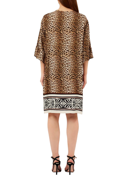 Liujo Kaftano Ts Navetta Animalier Donna - 2