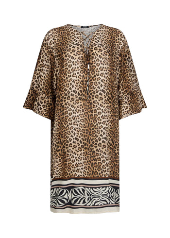 Liujo Kaftano Ts Navetta Animalier Donna - 4