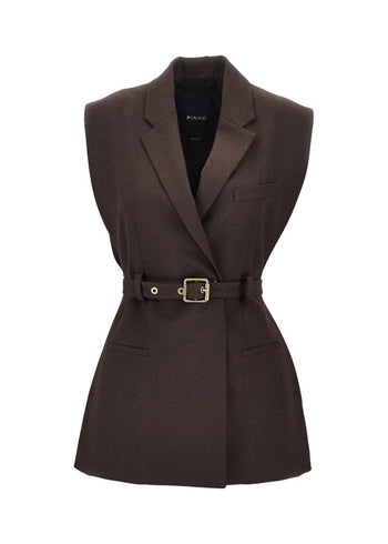 Pinko Nuraqus Gilet Diagonale Donna - 3
