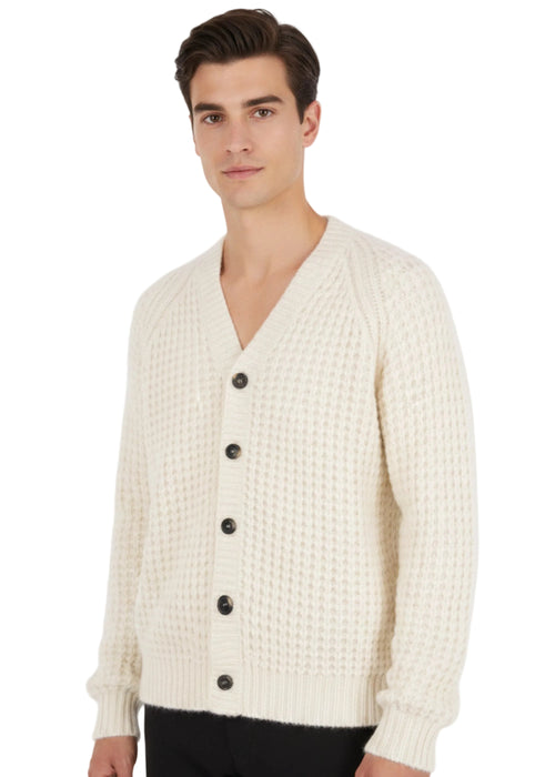 Roberto Collina Cardigan Ml Punto Milano Uomo