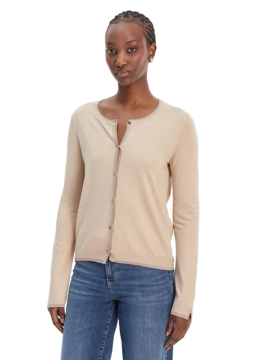 Liujo Maglia Aperta M/l Cream Beige Donna