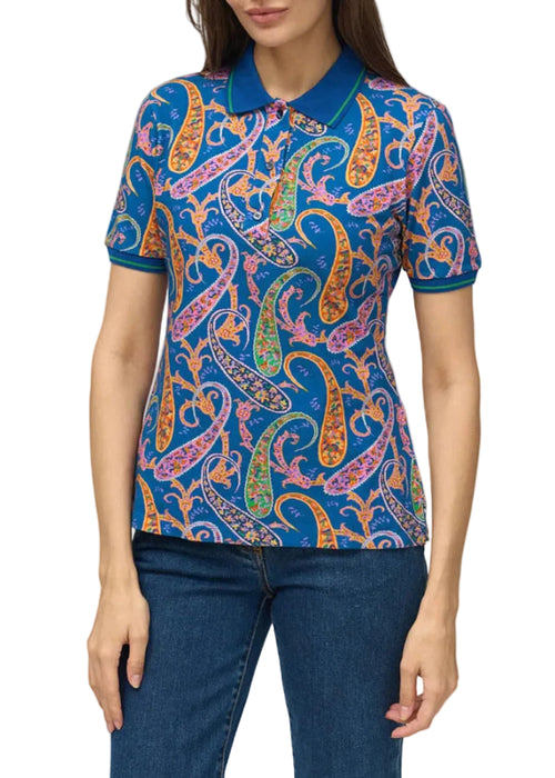 Women's printed polo