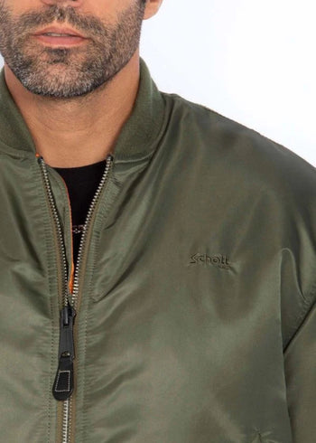 Schott Nyc Airforce 90 Rs Army Khaki Uomo - 3