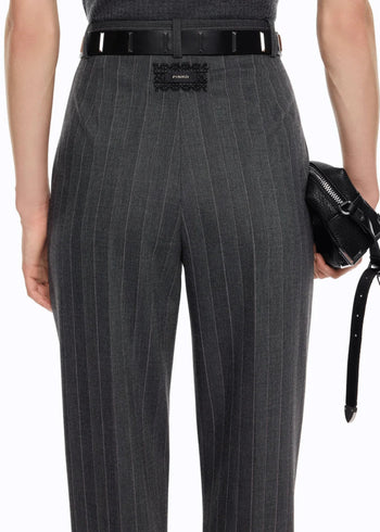 Pinko Pleione Pantalone Misto Lana Donna - 3
