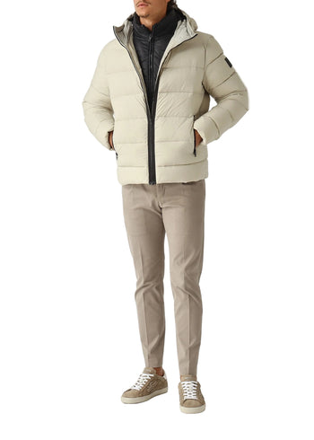Fay Db Front Piuma Cappuccio Uomo - 3