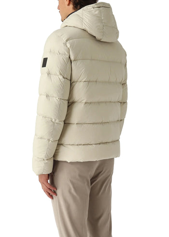 Fay Db Front Piuma Cappuccio Uomo - 4