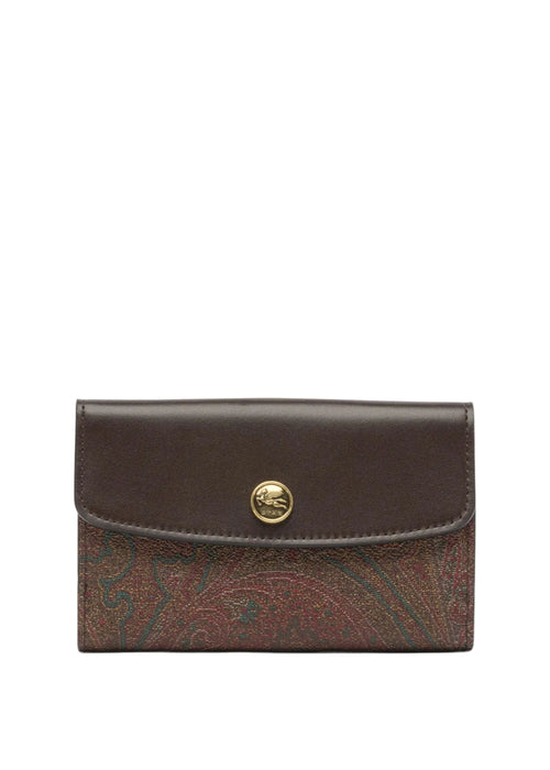 Etro Wallet Lether Arnica Marrone Donna - 1